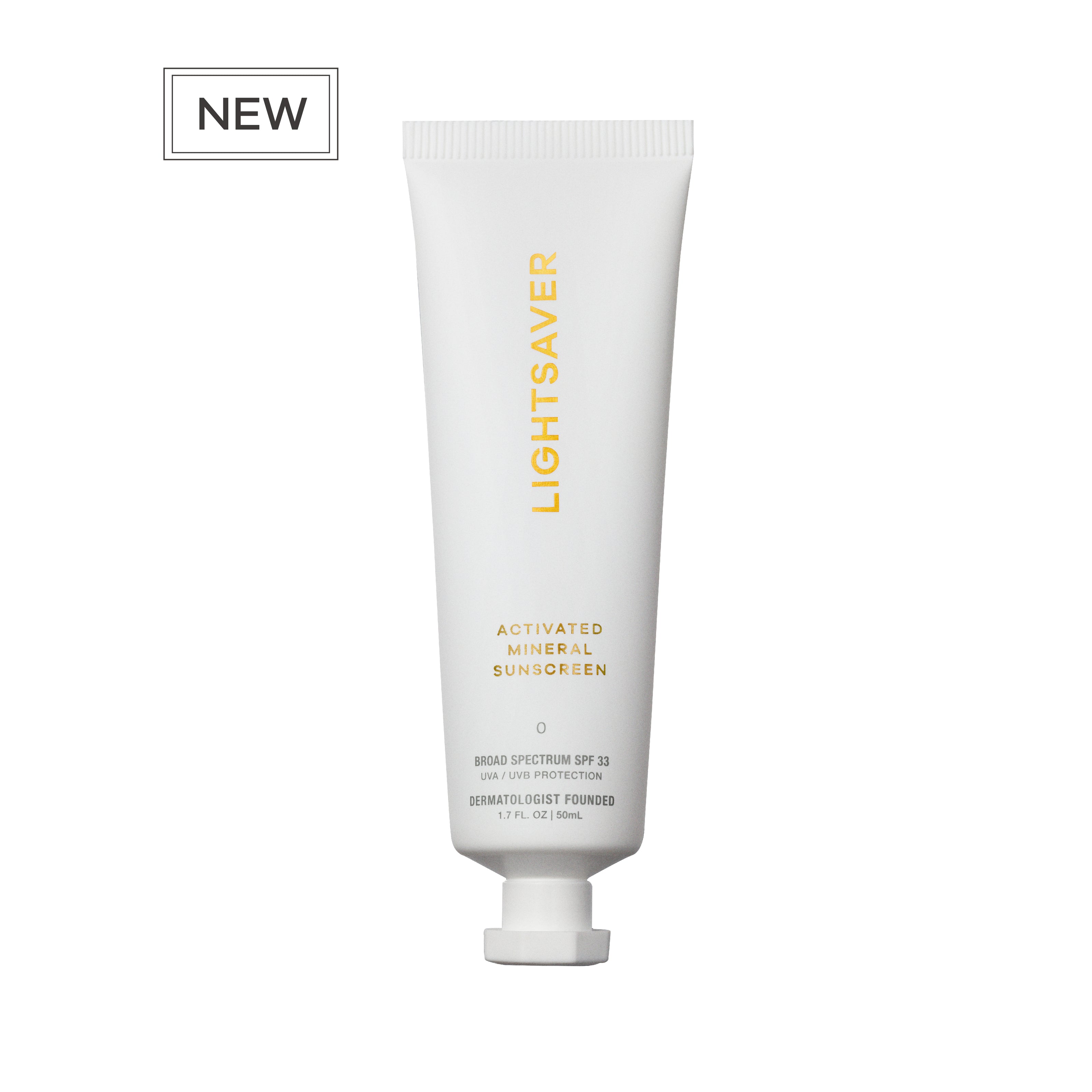 Activated Mineral Sunscreen (SPF 33) - Shade 0